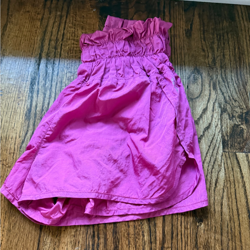 magenta free people shorts